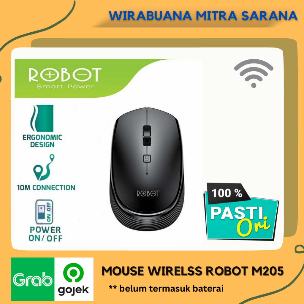 Jual Mouse Wireless Robot M205 Shopee Indonesia 3030