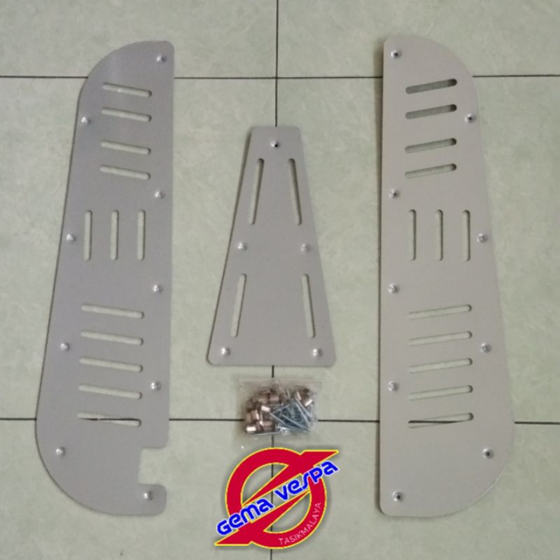 Jual Plat Bordes Dek Lantai Racing Plat Besi Vespa Super Px Excel