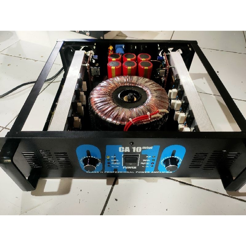 Jual POWER AMPLIFIER 15 AMPER CT 55 TEROID FREE PEKING KAYU hs biasa