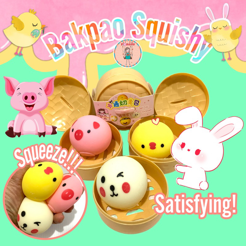 Jual Mainan Squishy Bakpao Pao Stimulasi Remes Penghilang Stres Squisi ...