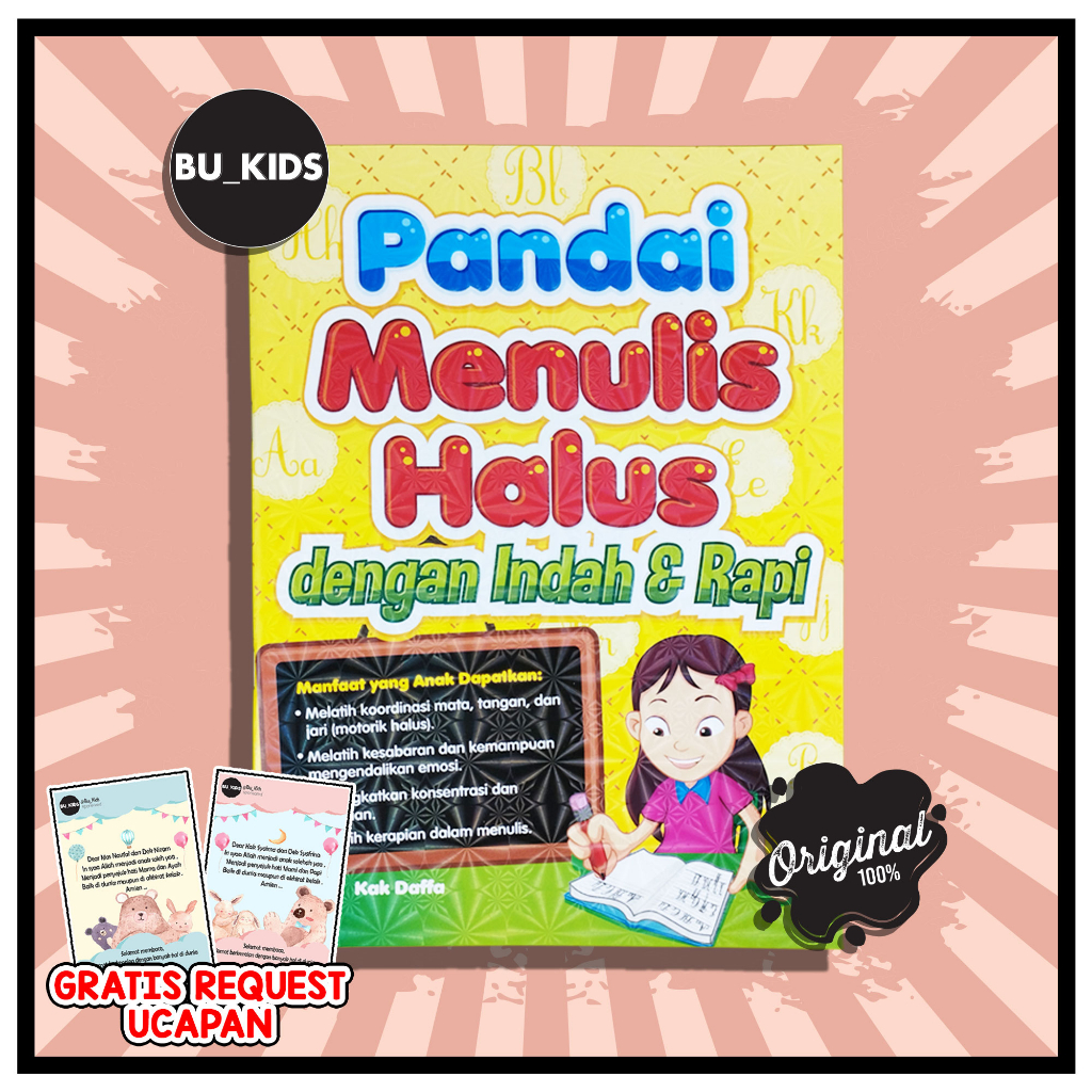 Jual Buku Belajar Menulis Anak Tk Paud Pandai Menulis Halus Dengan ...