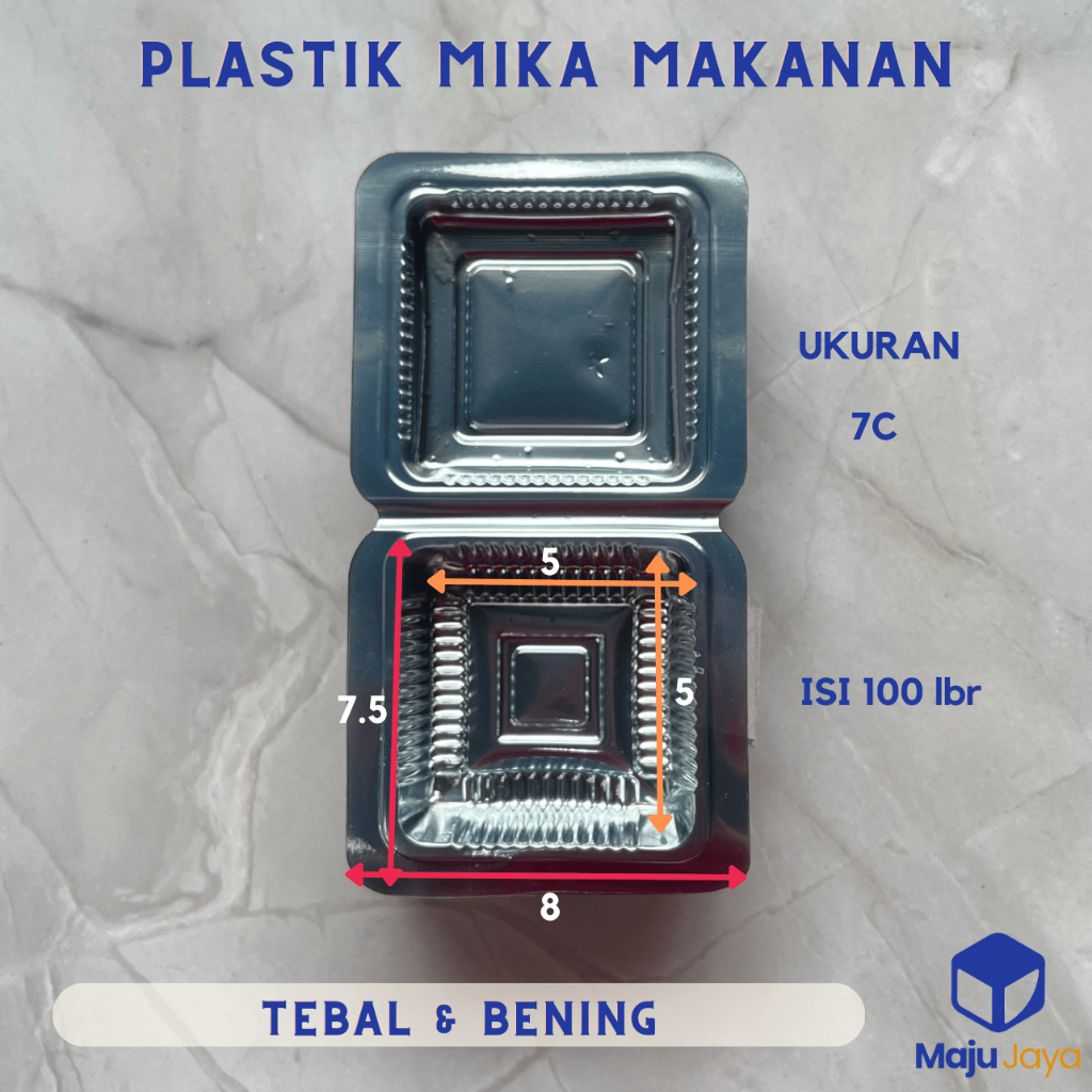 Jual MIKA TEBAL PLASTIK MAKANAN / MIKA KUE 6C 7C 5L 5T 4L 3T 2A 2B ...