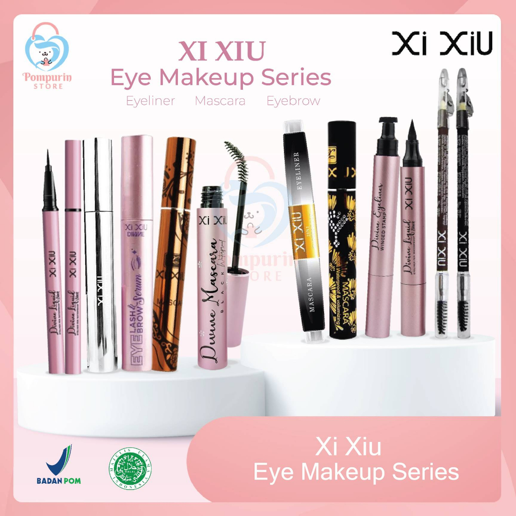Jual XI XIU Eye Makeup Series Mascara Eyeliner Black Ultimate