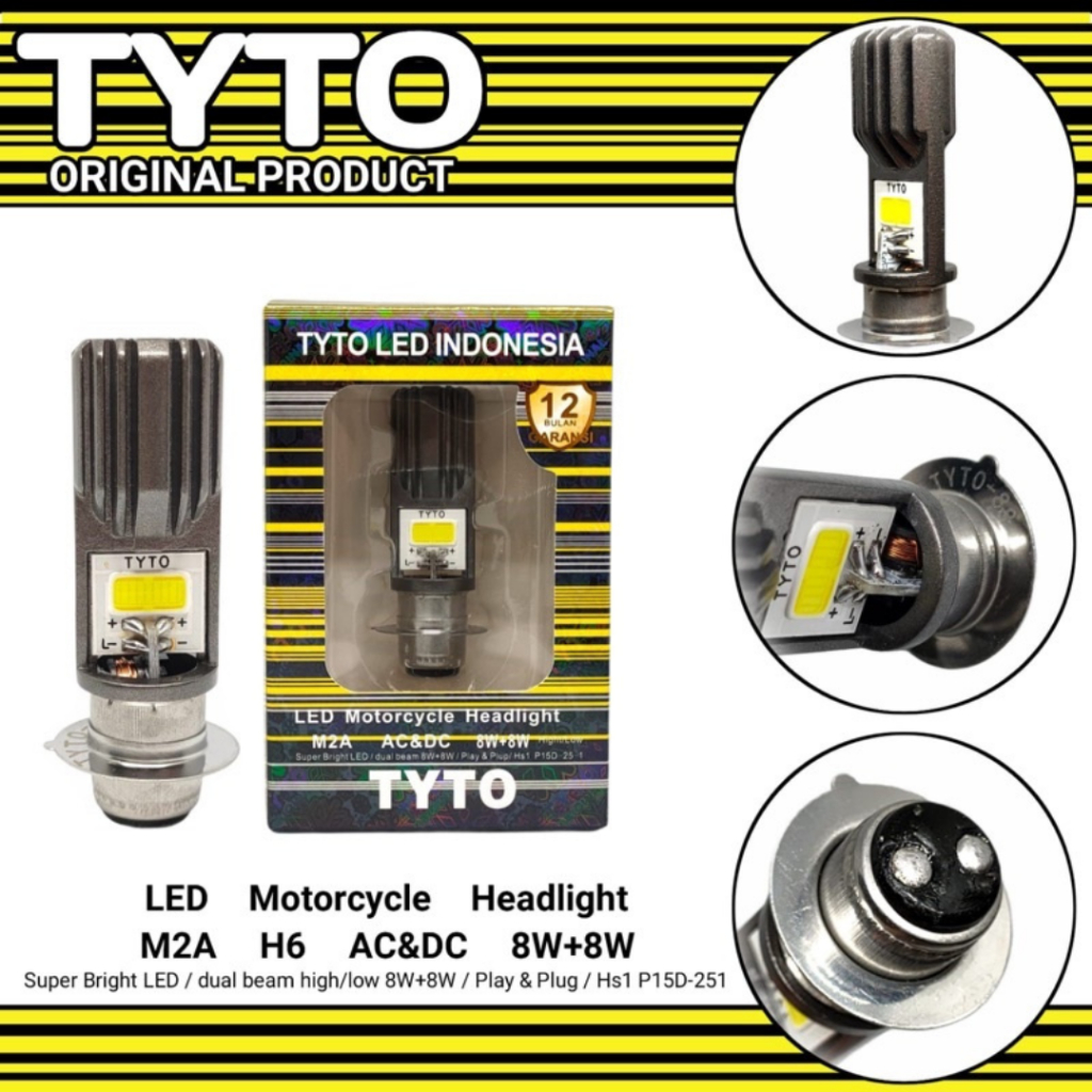 Jual Siap Kirim Lampu Utama Led Motor Tyto Original H Vario Beat Mio