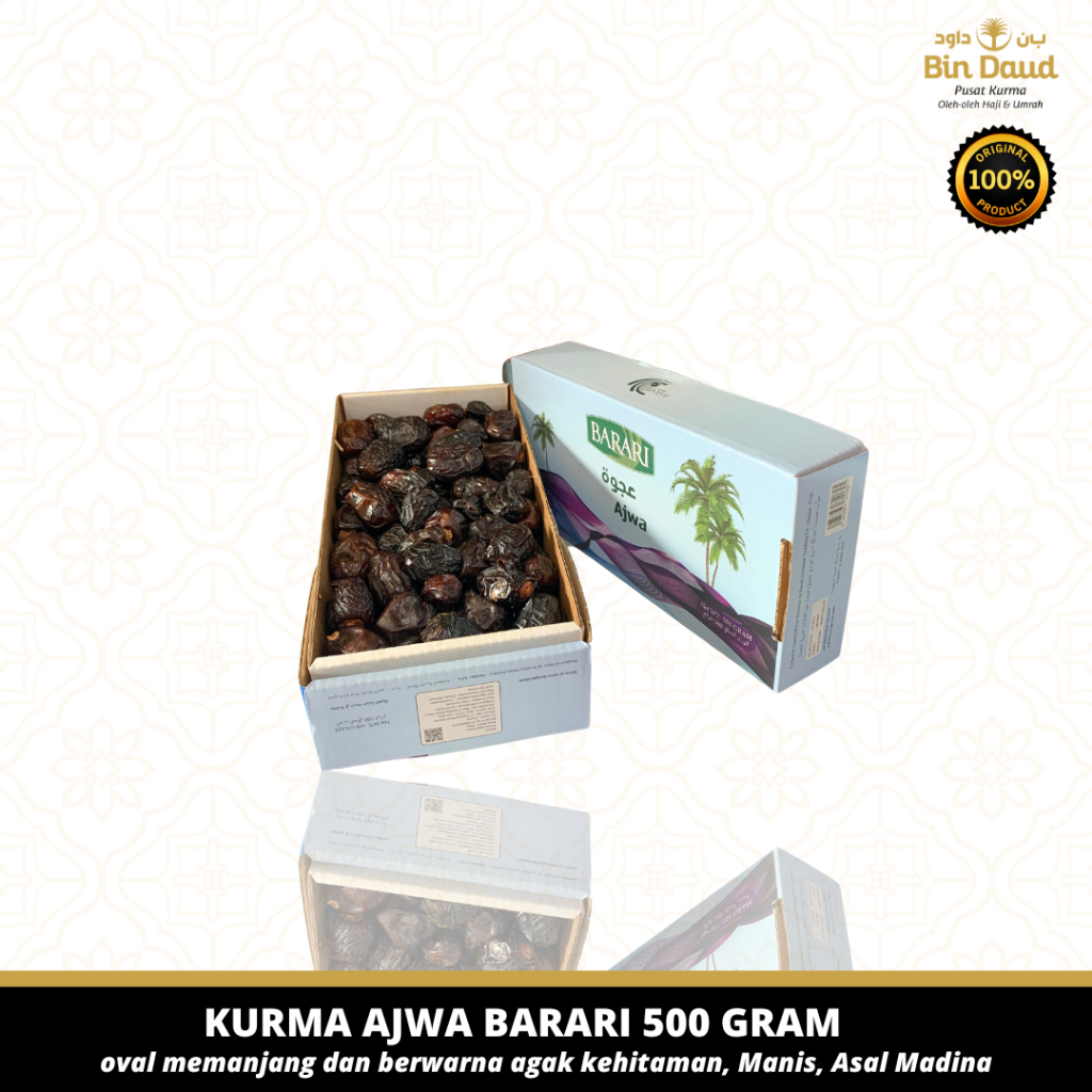 Jual Kurma Ajwa Barari Gram Bin Daud Asal Madinah Kurma Nabi