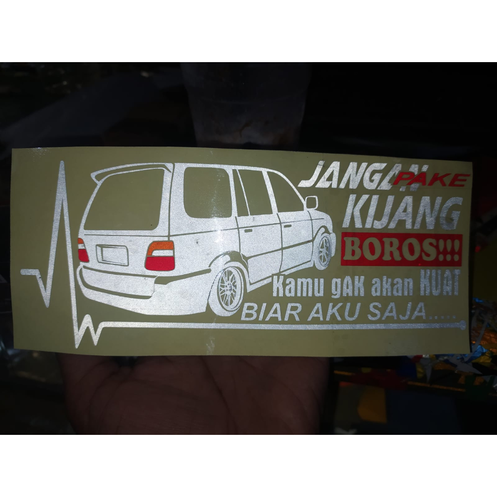 Jual Sticker Kata Kata Kijang Kapsul Shopee Indonesia