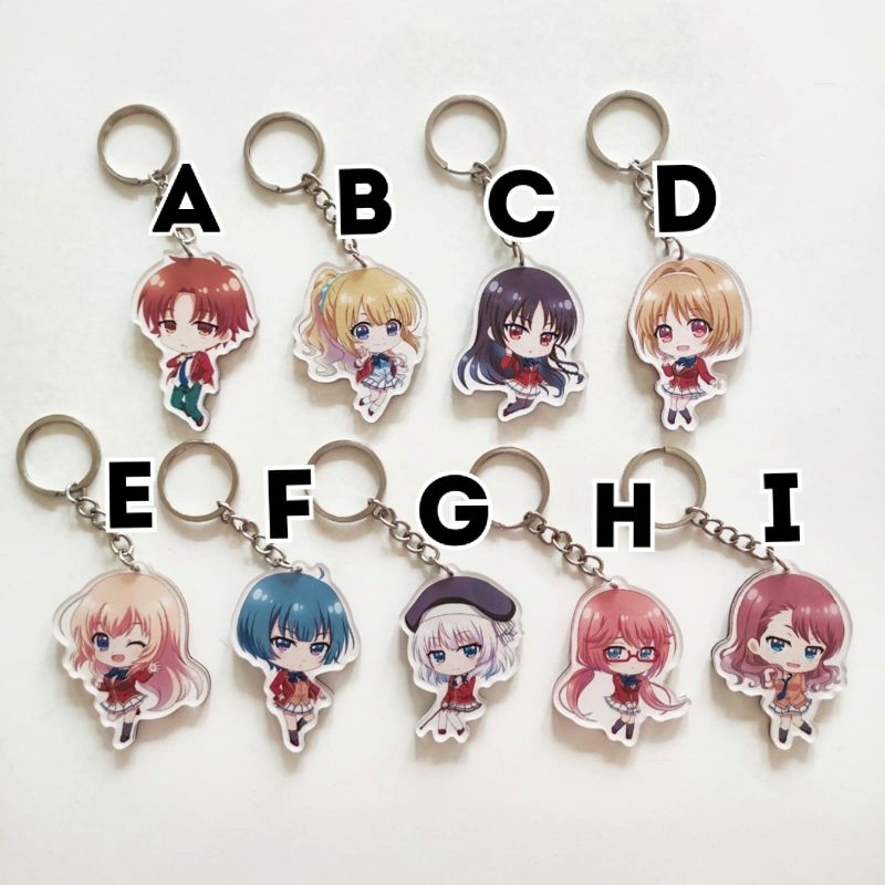 Jual Keychain Anime Classroom of the Elite 1 Youkoso Jitsuryoku Shijou ...