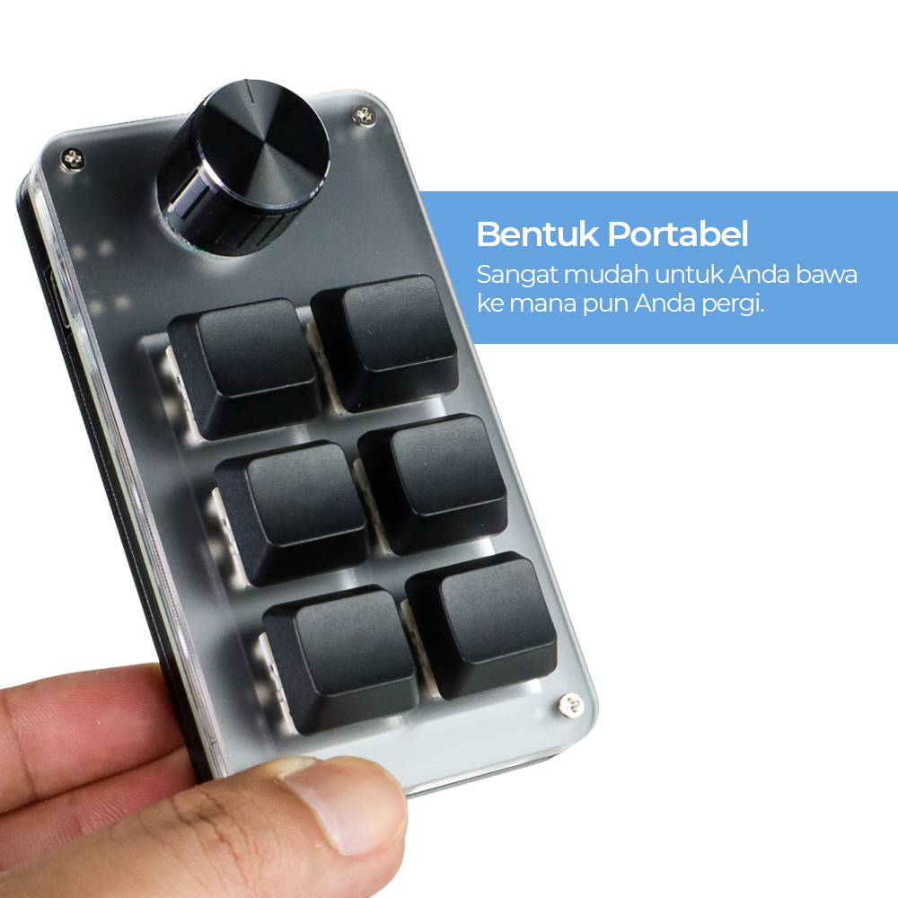 Jual Macropad Dumpad Dumbpad Numpad Macro Keyboard Mechanical Hotswap
