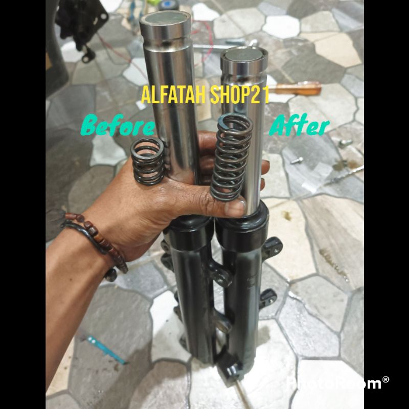 Jual per down size ceper shock suling shock depan nmax adv pcx plus oli