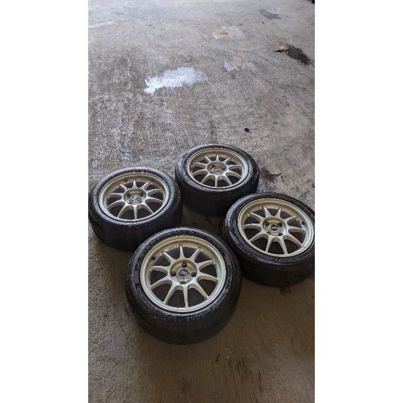 Jual enkei tarmac r15 et 35 lebar 7 copy | Shopee Indonesia