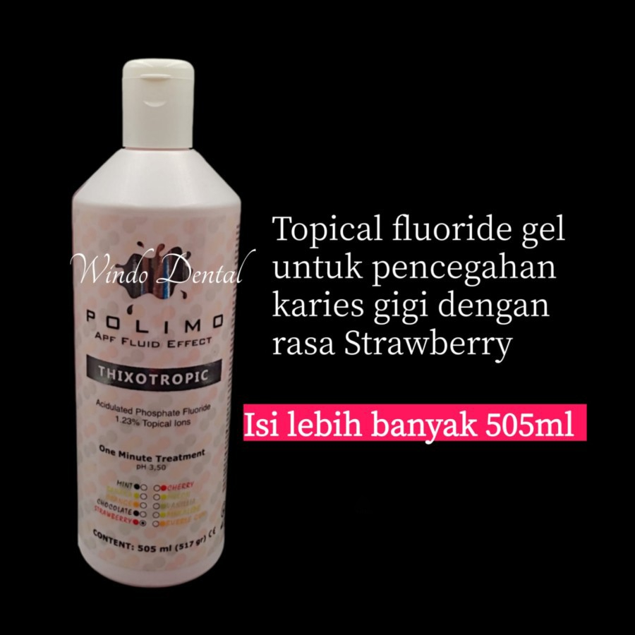 Jual DENTAL FLUORIDE GEL / TOPICAL FLUORIDE / POLIMO APF FLUOR GEL