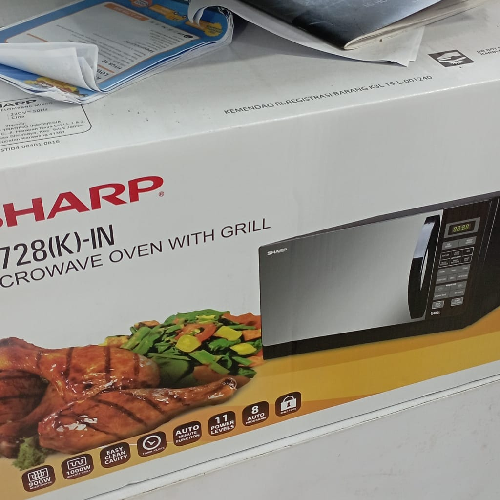 sharp microwave r 728 k in 25 l