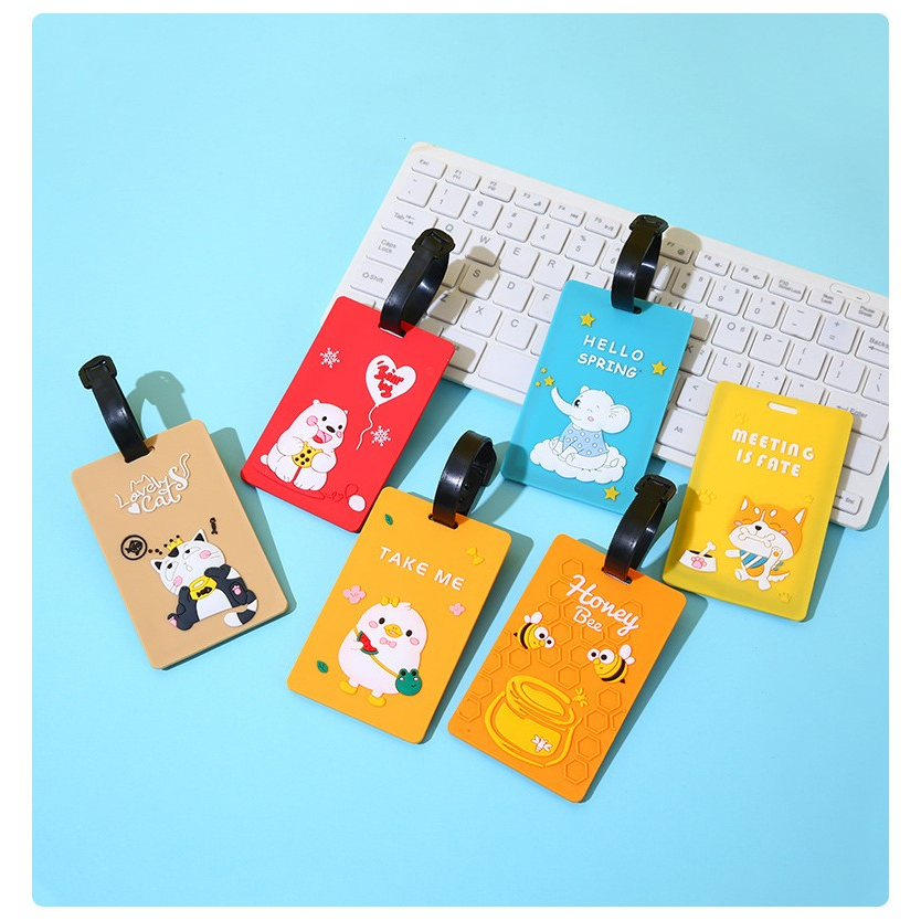 Jual Cute Travel Luggage Tag Label Unik Koper jadi mudah dikenal J213 ...