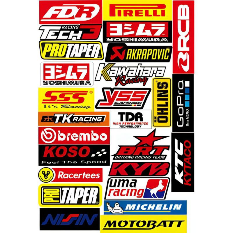 Jual stiker racing pack harga 1 lembar | Shopee Indonesia