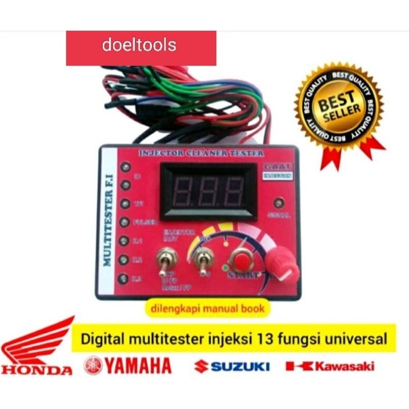 Jual MULTITESTER 13 IN 1 Alat tester motor injeksi injector Tester ...