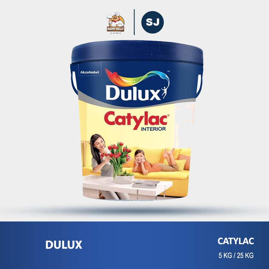 Jual CAT TEMBOK INTERIOR DULUX CATYLAC PUTIH DAN WARNA 25KG | Shopee ...