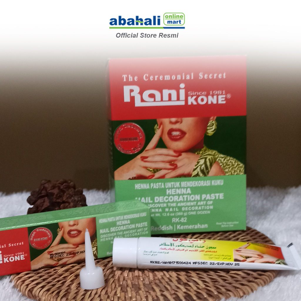 Jual Henna/Heena Rani Kone RK 82 RED 30gr Kemasan Internasional ...
