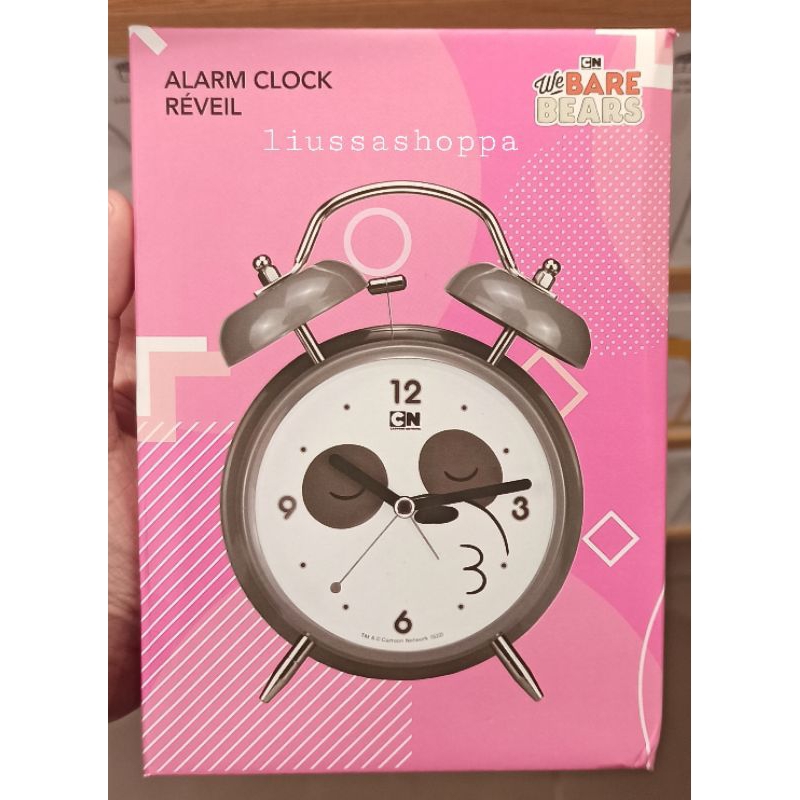 Jual Jam Alarm Miniso We Bare Bears Alarm Clock Shopee Indonesia