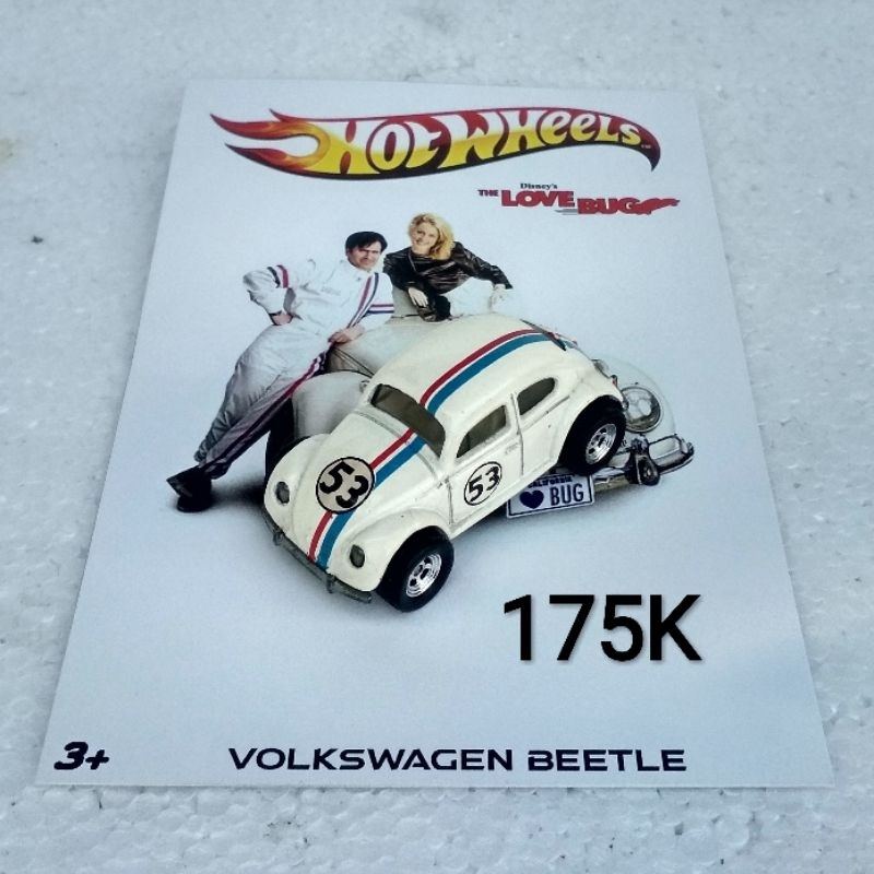 Jual Hot Wheels VW Volkswagen Beetle Bug The Love Bug Herbie 53