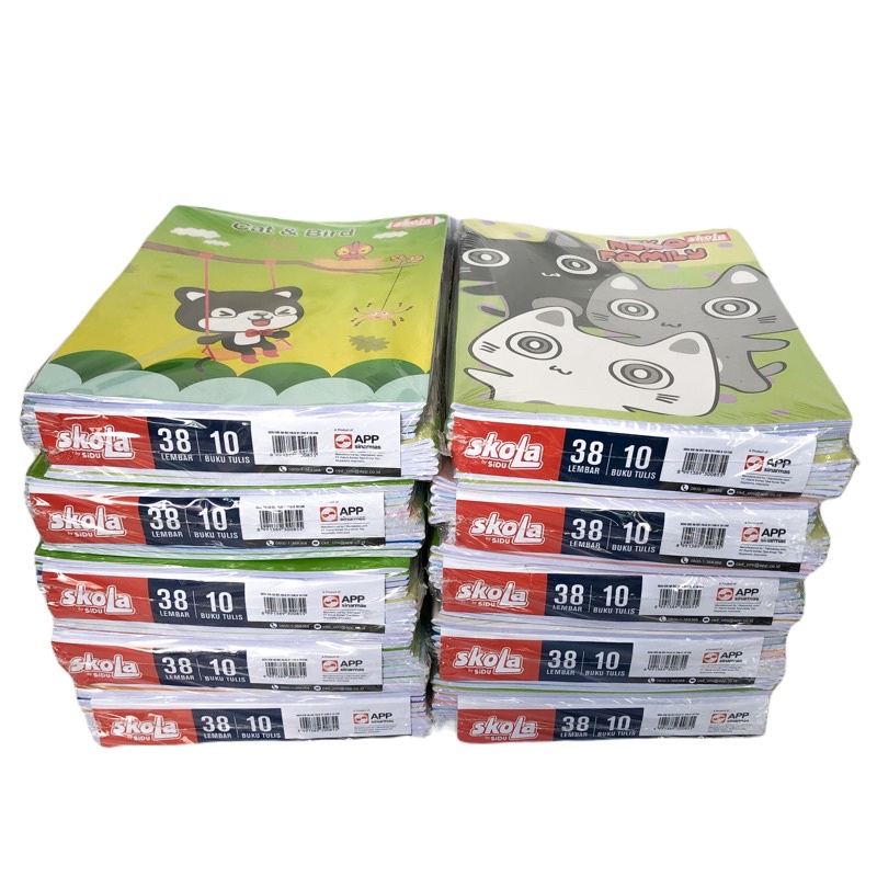 Jual Buku Tulis SKOLA 38 Pack | Shopee Indonesia