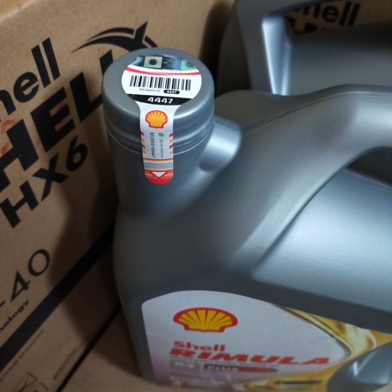 Jual Oli Shell Rimula R4 Plus diesel 15w40 kemasan galon 5Lt Original ...