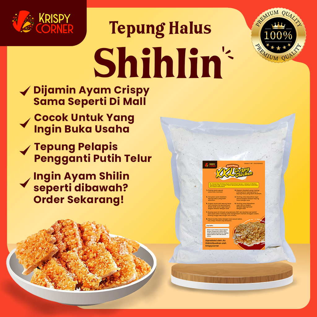 Jual Tepung Halus Shihlin Tepung Basah Non MSG Ayam Cumi Goreng Shihlin ...