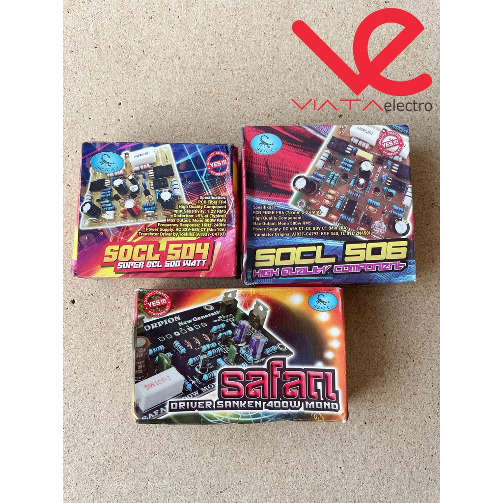 Jual KIT DRIVER SOCL 504 SOCL 506 SAFARI 400W SUPER OCL 504 OC L506
