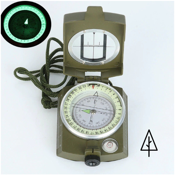 Jual Kompas Bidik Prisma - Compass Lensatic Outdoor | Shopee Indonesia