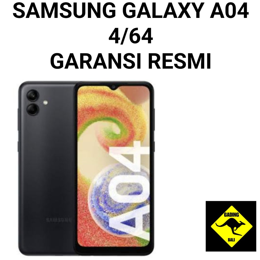 Jual SAMSUNG Galaxy A04 4/64 Ram 4Gb Int 64 Gb Garansi Resmi 1 tahun ...