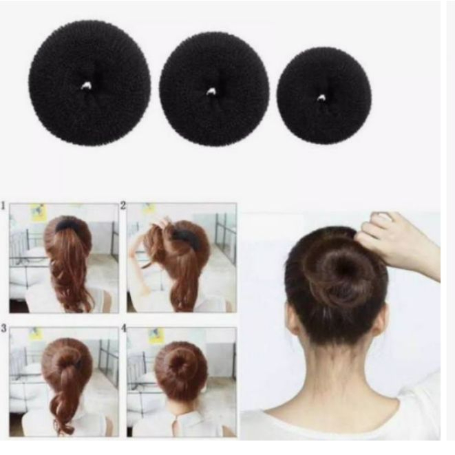 Jual SANGGUL DONAT HAIR BUN MAKER CEPOL RAMBUT DONAT SUBAL Hair BUN 1 ...