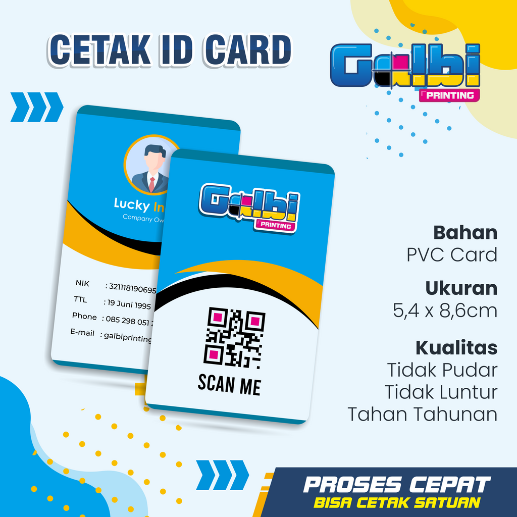 Jual Id Card Kartu Tanda Anggota Kartu Pelajar Bahan Pvc Shopee Indonesia