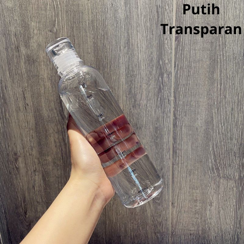 Jual Kp121 Botol Minum Aesthetic Water Bottle Termos Botol Bening Estetik Botol Minuman 