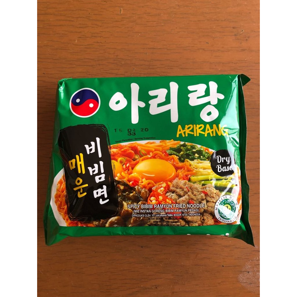 Jual Arirang Noodle Mie Korea Arirang Spicy Bibim Ramyun Arirang Goreng ...