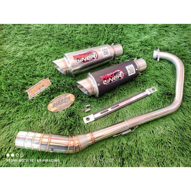 Jual knalpot racing Proliner R15 FU MX VIXION CBR Sonic Bison Megapro ...