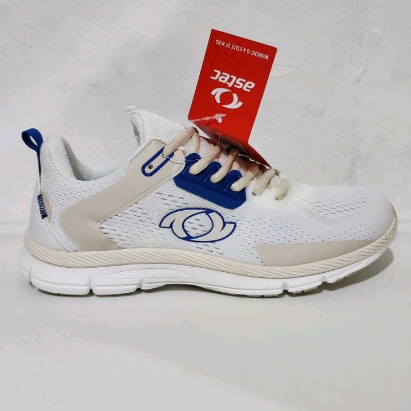 Astec George Running White Blue size 41 43 45 Dark Grey 40 41 42 43 45  sneakers sepatu running putih - Main Image