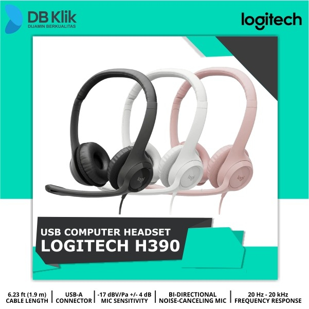 Jual HEADSET LOGITECH H390 USB | Shopee Indonesia