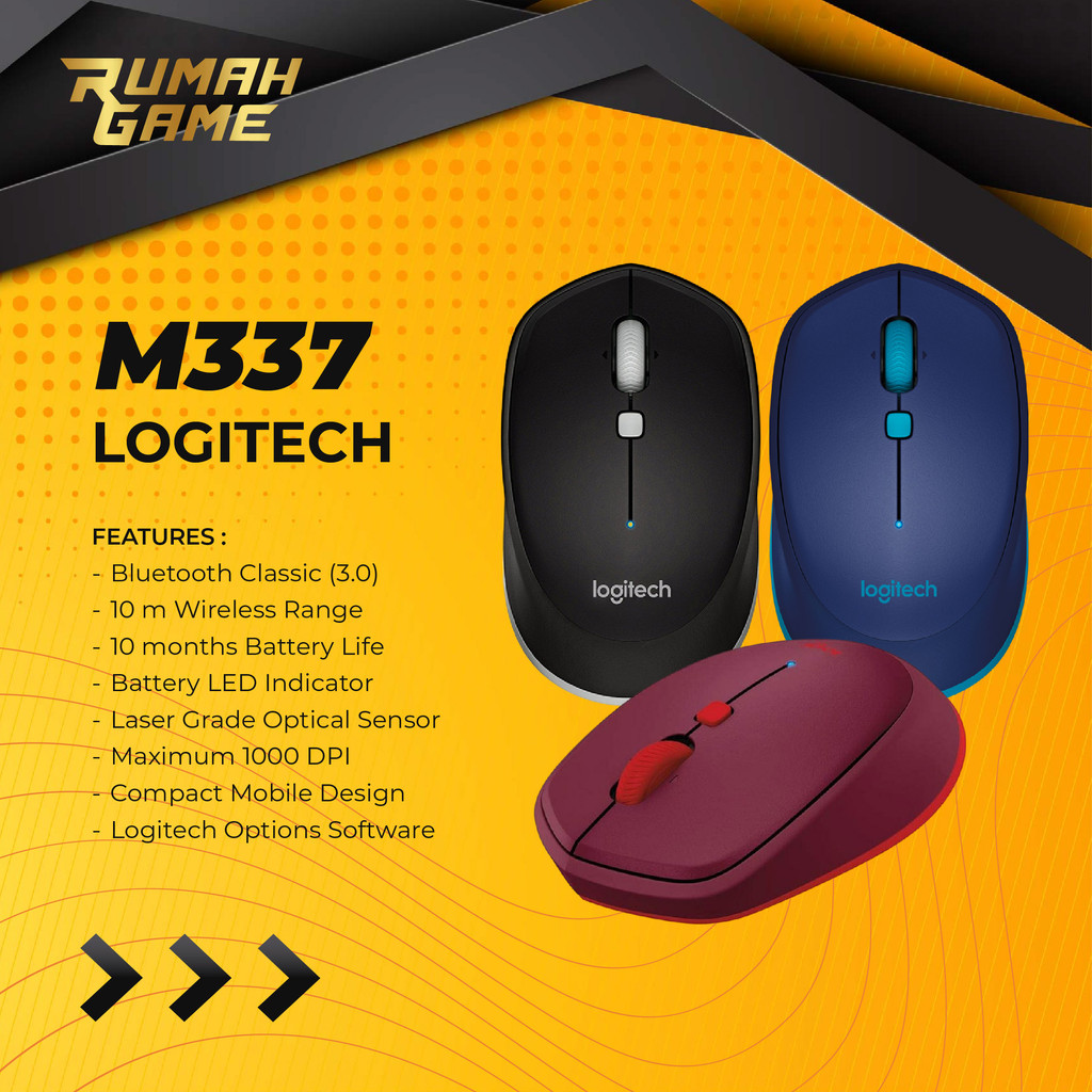Jual Logitech M337 Bluetooh Mouse Garansi Resmi | Shopee Indonesia