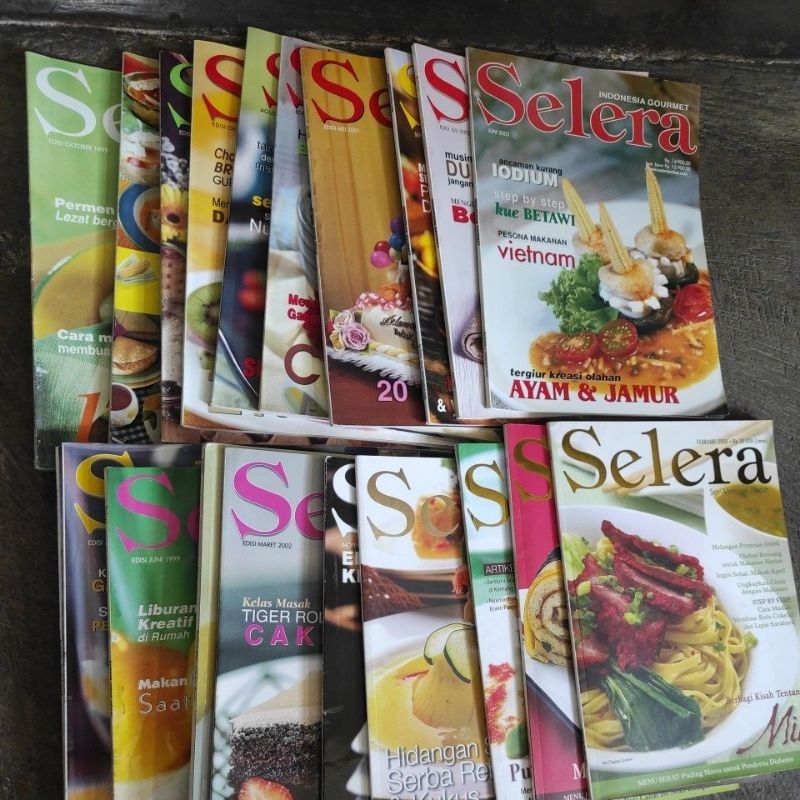 Jual Buku Majalah masakan Sedap Selera tahun 2001-2010 | Shopee Indonesia