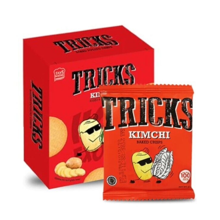Jual Tricks Snack Baked Crips Kentang Rendang/Original/kimchi/Asian BBQ ...
