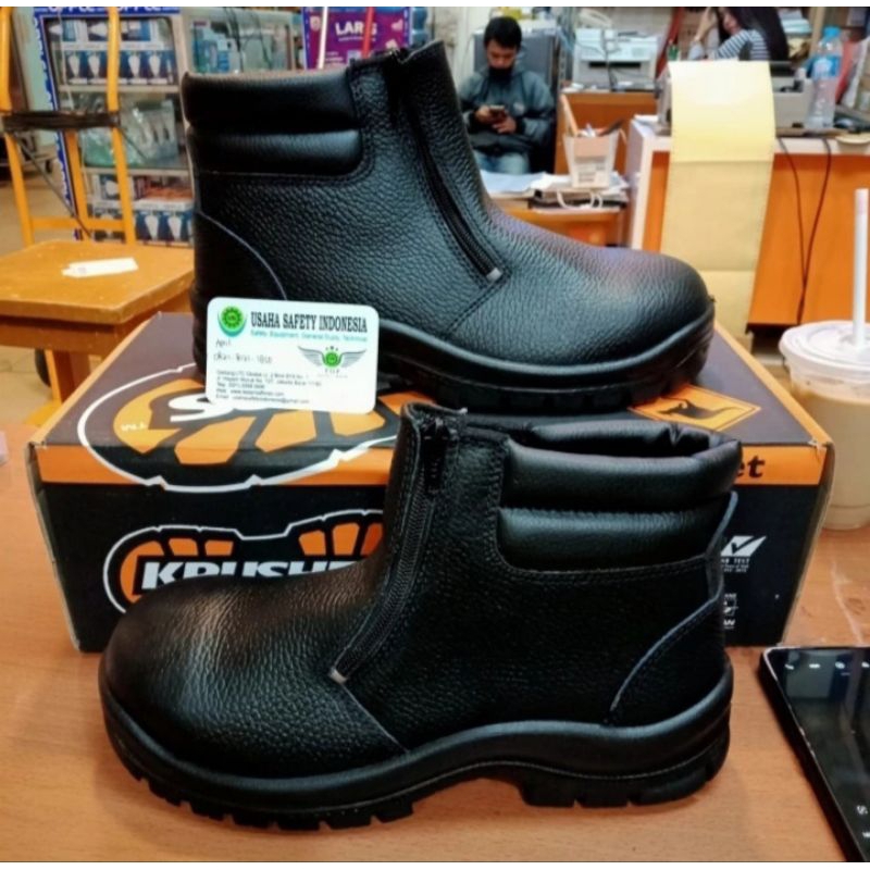 Jual Sepatu Safety Shoes Krushers Tulsa Original/ Sepatu Krushers Tulsa