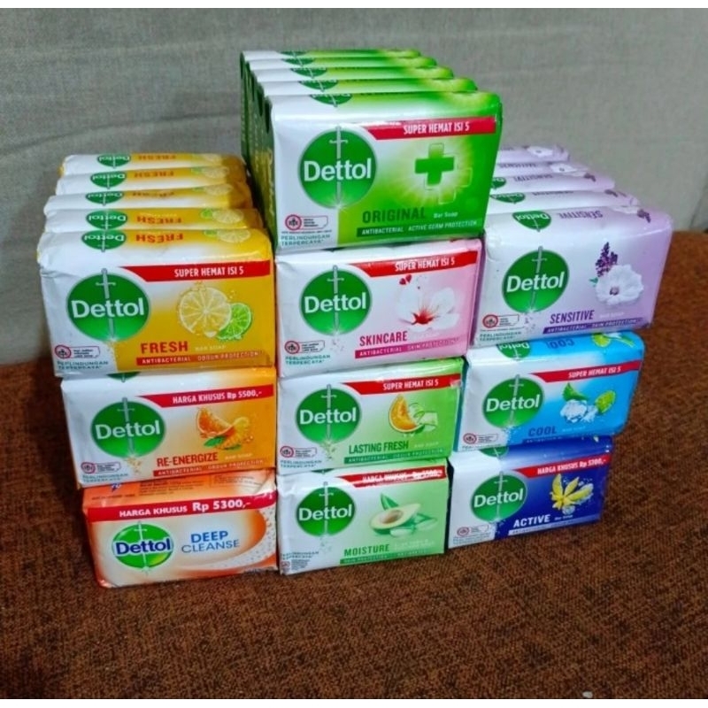 Jual Sabun Dettol Batang 65g 3pcs Shopee Indonesia