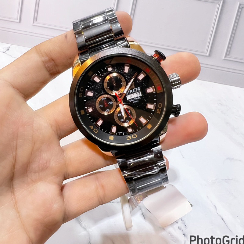 Jual mirete sport Hitam Rosgold, Hitam ,Silver ,Silver Rosgold | Shopee ...