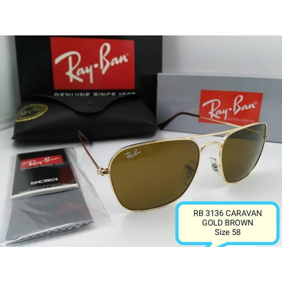 Kacamata 2025 rayban coklat