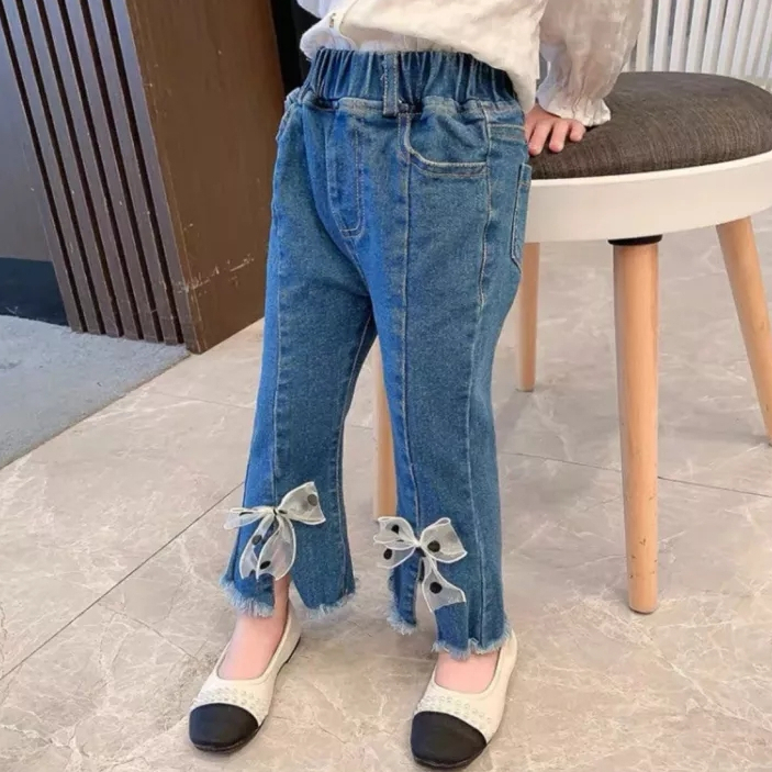 Jual Celana Jeans Anak Perempuan 1-10 Tahun / Celana Jeans Panjang Anak