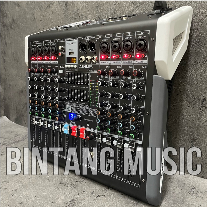 Jual Power Mixer Ashley Audio 1000 original 10 channel ashley audio