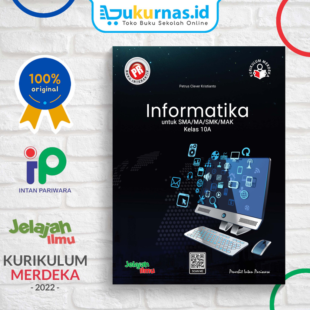 Jual Buku Pr Interaktif Informatika Sma Kelas 10 Semester 1 Kurikulum Merdeka Kurmer Intan 8328