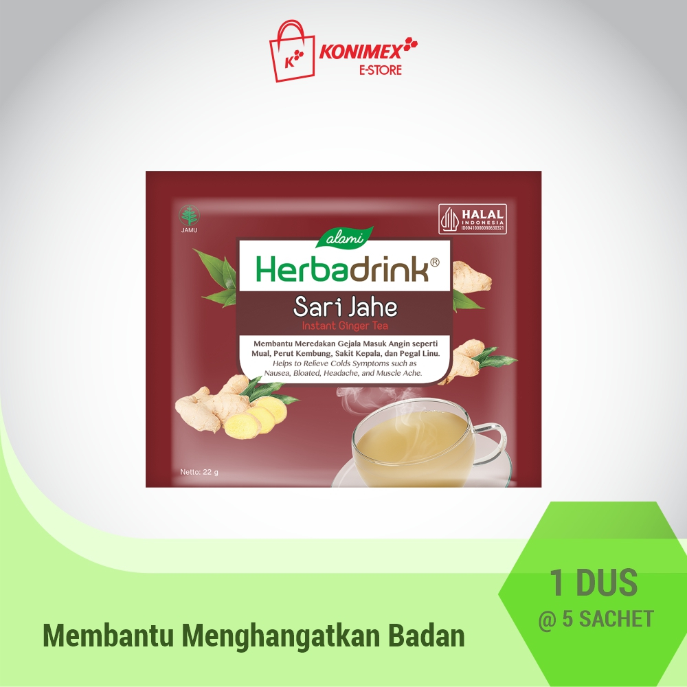 Jual Herbadrink Sari Jahe Serbuk Minuman Hangatkan Badan Redakan Kembung Shopee Indonesia 9663