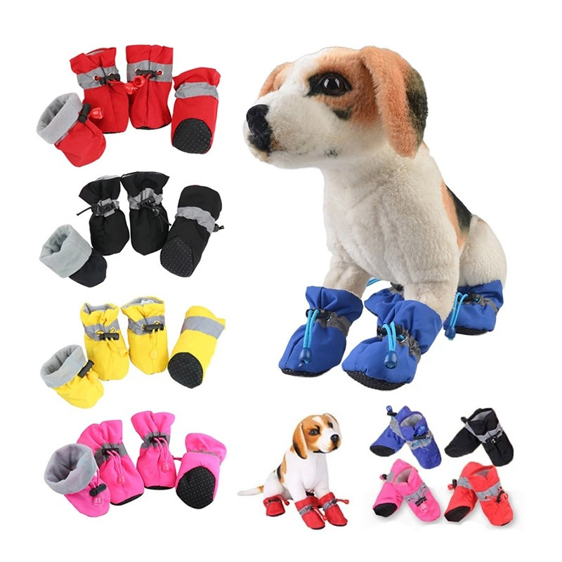 Jual SEPATU BOOTS ANJING KUCING TEBAL ANTI AIR 4PCS - SEPATU HEWAN ...