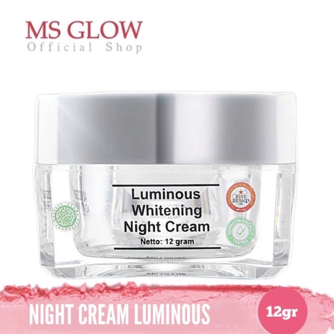 Jual Luminous Night Cream By Ms Glow Shopee Indonesia