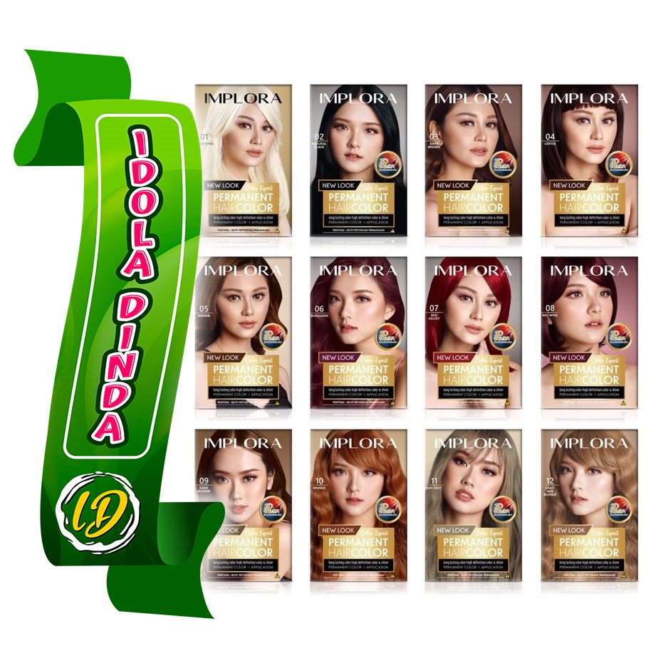 Jual IMPLORA PEWARNA RAMBUT / PERMANENT HAIR COLOR / SEMIR RAMBUT ...